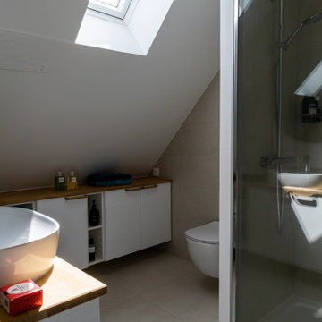 Cocon minimaliste et chaleureux en campagne (Etage)