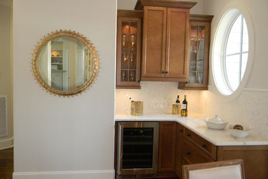 Transitional home bar photo in Other
