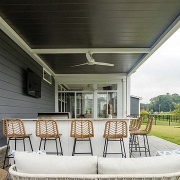 Residential: Motorized Louvered Pergola in Virginia Beach, VA
