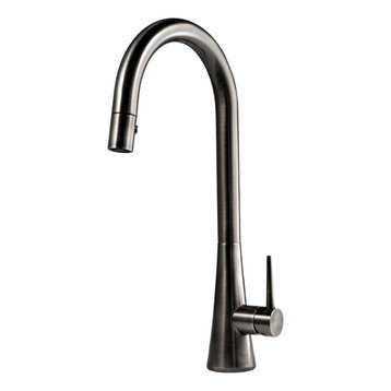 Soma Pull Down Kitchen Faucet With CeraDox Technology, Pewter