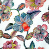Tropical Floral Indienne Fabric, Standard Cut