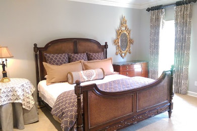 Inspiration for an eclectic bedroom remodel in Other