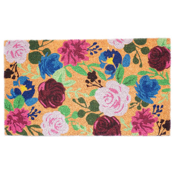 Calloway Mills Boho Flowers Doormat, 24" X 36"