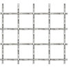 vidaXL Crimped Garden Wire Fence Stainless Steel Outdoor Mesh Panel Sheet
