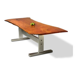 David Stine Woodworking - Cherry Slab Dining Table - Dining Tables