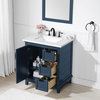 Ove Decors Pembroke 30 in. Single Sink Bathroom Vanity in Greyish Blue ...