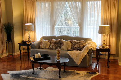 Inspiration for a modern living room remodel in Other