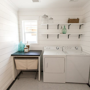 Shiplap Laundry Room Ideas & Photos | Houzz