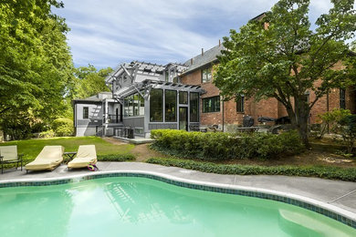 Contemporary exterior home idea in Boston