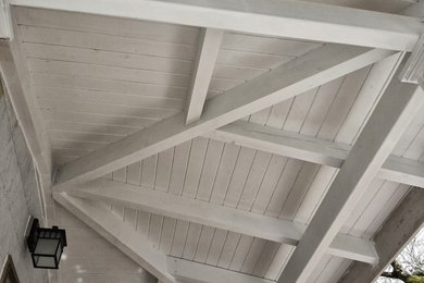 Inspiration for a large craftsman home design remodel in Portland