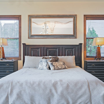 Pacific Northwest River Lodge Home
