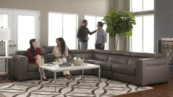 B 790 Leather Sectional by Natuzzi Editions