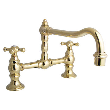 Speakman SB-3241-PB Proper High Rise Kitchen Faucet, Polished Brass