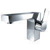 Fresca Isarus Single Hole Mount Bathroom Vanity Faucet, Chrome
