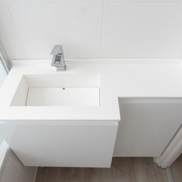 Lavabo sur mesure en Solid Surface