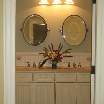 Classic Vermont Farmhouse Bathroom