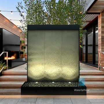 Custom Waterfalls Waterwalls Fountains Reflecting Pools Bubblers Water Features