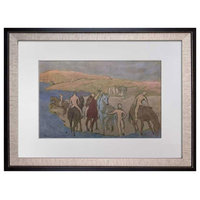 Pablo Picasso Lithograph Signed "Le Bain Dex Chevaux" (horses), 1923