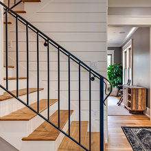 Painted wood paneling
