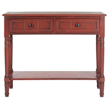 Joelle 2 Drawer Console, Red