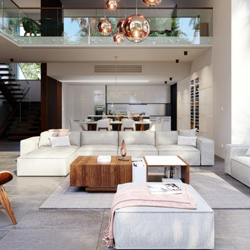 Porter Modular Collection and Truman Coffee Table