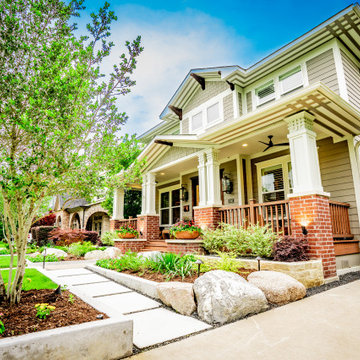 Modern Craftsman Curb Appeal | A Dallas Design+Build Transformation
