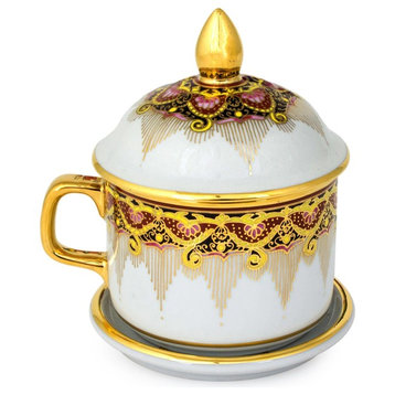 Thai Iyara Benjarong Porcelain Teacup