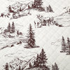 White Pine Reversible Quilt Set, Full/Queen, White, 3PC