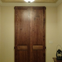 Waller Raised Panel Pine Interior Shutters - Interior Shutters