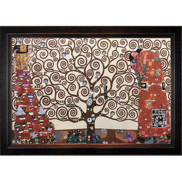 The Tree of Life, Stoclet Frieze, 1909, Veine D'or Bronze Angled Frame 24"x36"