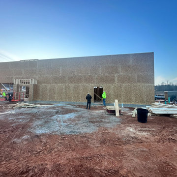Comercial - Taco bell Framing Construction.
