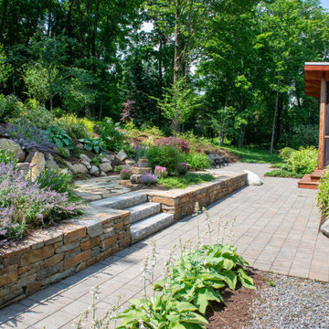 Tranquil Garden Oasis  Landscape Design Lincoln Massachusetts