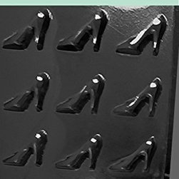 CybrTrayd D092-3BUNDLE Bite Size High Heel Shoes Chocolate Candy Mold with Exclu - Candy And Chocolate Molds