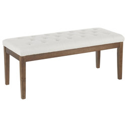 Transitional Upholstered Benches by LumiSource