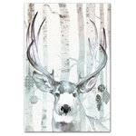 DDCG - Whimsical Watercolor Reindeer Canvas Wall Art, Unframed, 24"x36" - Spread holiday cheer this Christmas season by transforming your home into a festive wonderland with spirited designs. This Whimsical Watercolor Reindeer Canvas Print Wall Art makes decorating for the holidays and cultivating your Christmas style easy. With durable construction and finished backing, our Christmas wall art creates the best Christmas decorations because each piece is printed individually on professional grade tightly woven canvas and built ready to hang. The result is a very merry home your holiday guests will love.