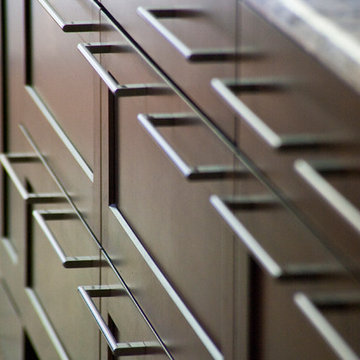 Dark Lager Kitchen Island