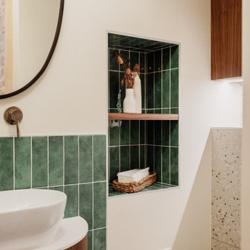 Toilettes d'un restaurant à l'esprit brézilien