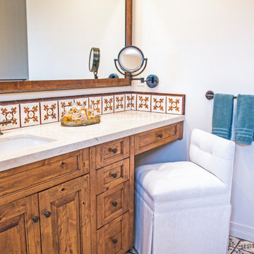 Moroccan Tile Bathroom Remodel || La Jolla