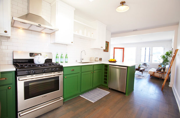 Grüne Küchen gestalten - 11 Ideen