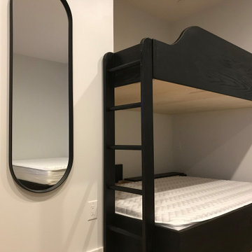 Floating oak bunk beds