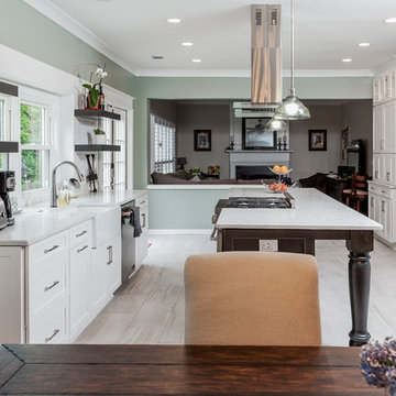Open Kitchen with Large Island