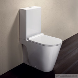 Zero 62 Back To Wall Toilet Suite With Slim Seat - Toilets