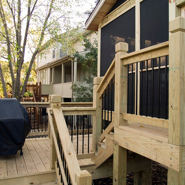 Pressure treated deck in Kansas City