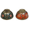 Hand Made Imperial Emperor & Empress Oriental Decorative Bowls Set