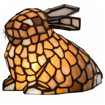 7H Tiffany Rabbit Honey Accent Lamp