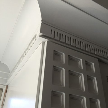Illuminated Coffered Kitchen
