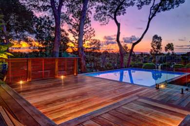 Photo of a modern deck in Sunshine Coast.