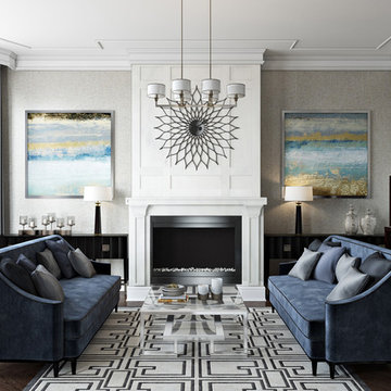 Living Room Kensington Court apartment