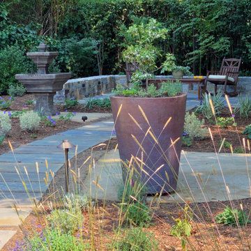 Ross, CA Backyard Redesigned to Replace the Lawn and Leaky Pool