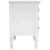 Beaumont Lane 4-Drawer Transitional Wood Accent Chest in White